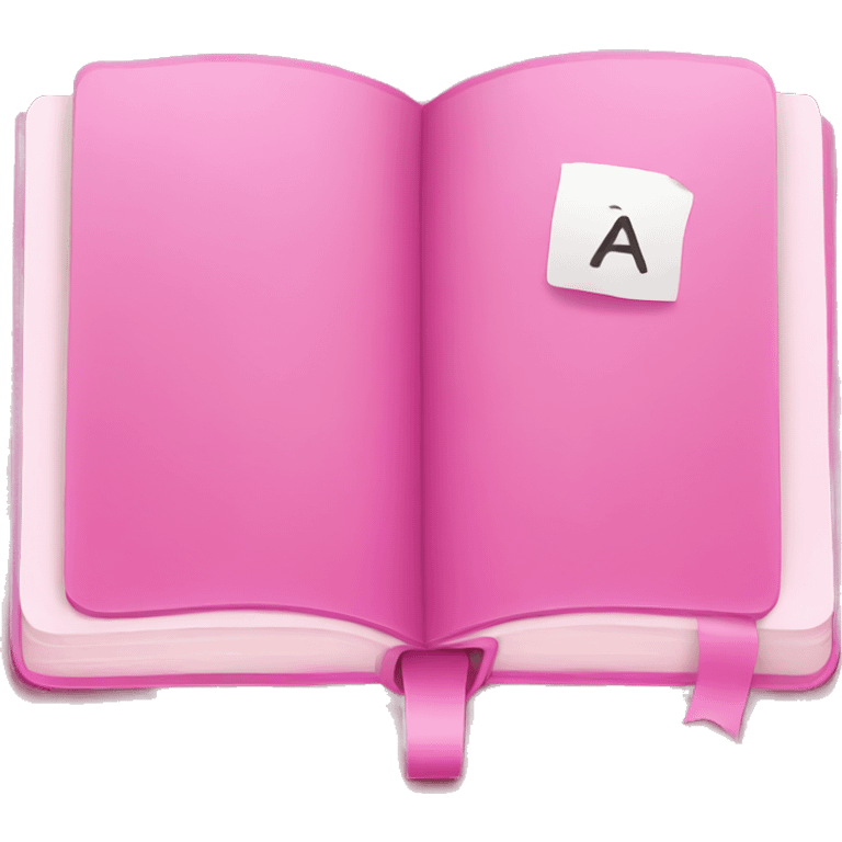 pink agenda emoji