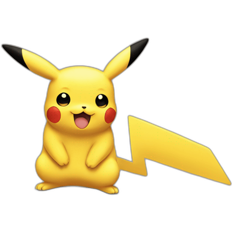 Pikachu fan curier emoji