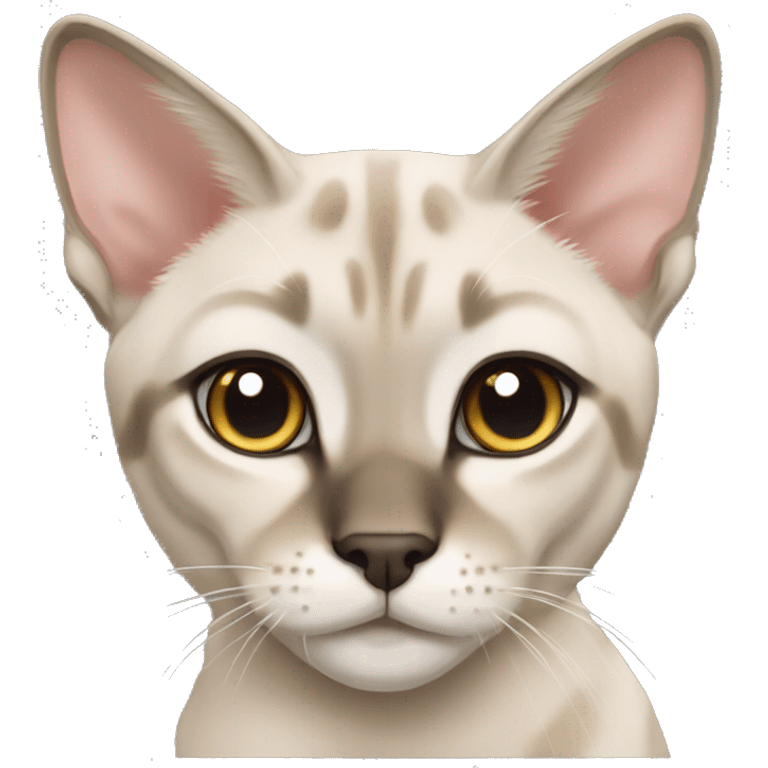 Lynx point Siamese cat emoji