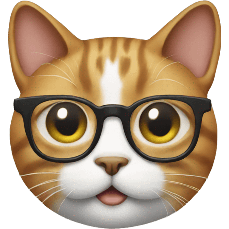 cat with glasses emoji