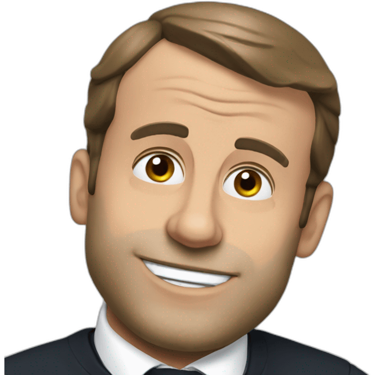 Drunk macron emoji