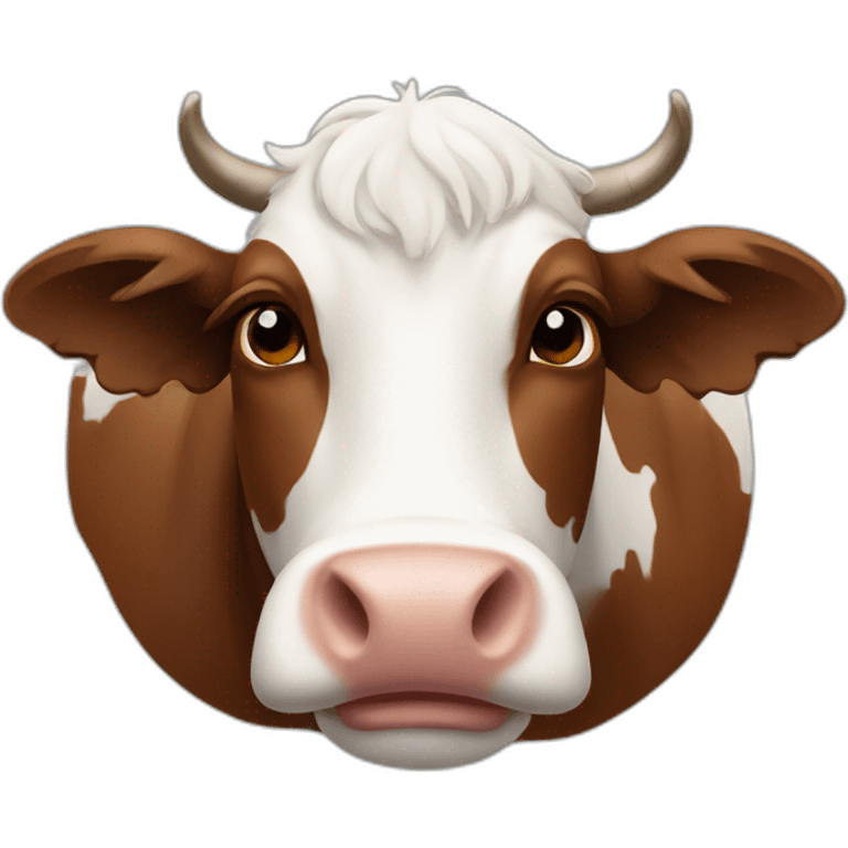 Hereford Cow emoji