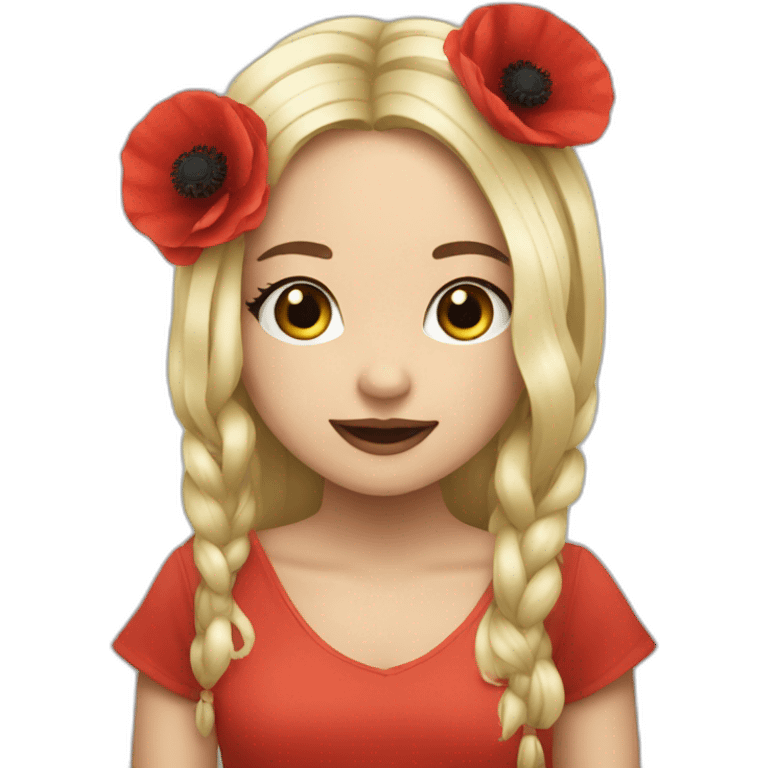 Poppy the singer emoji