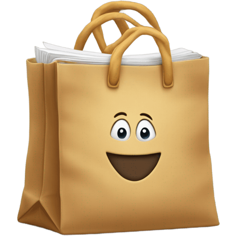 The book is in the bag emoji