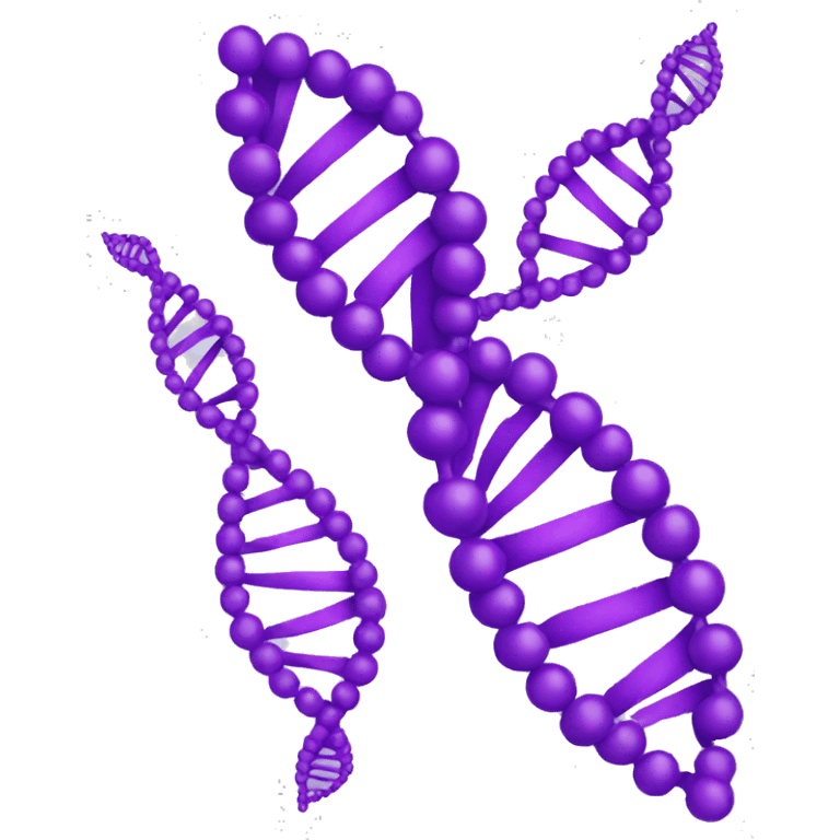 dna helix purple emoji