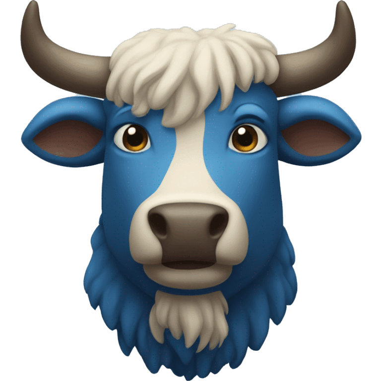 blue ox emoji