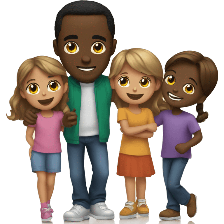 Diddy with children  emoji