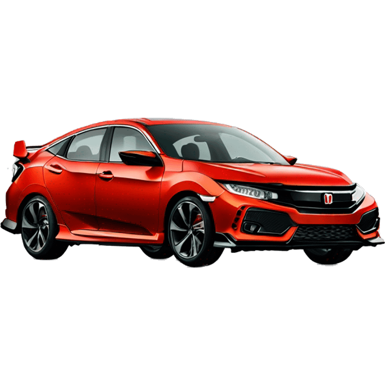 Honda Civic fk8 side view emoji