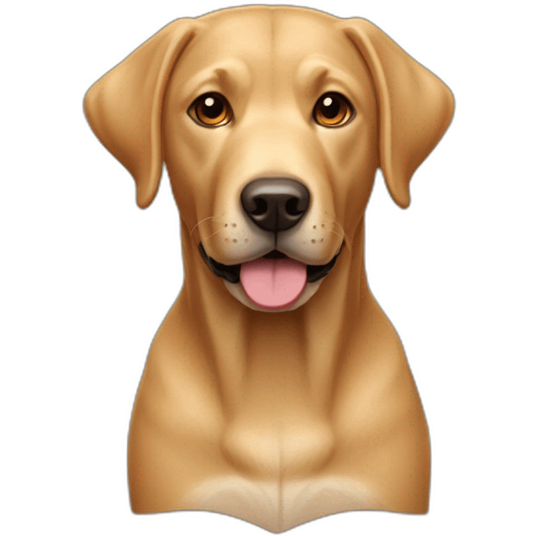 perro labrador color caramelo emoji