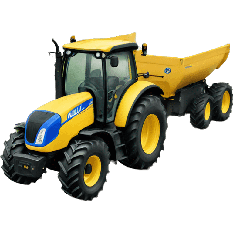 New Holland tractor emoji