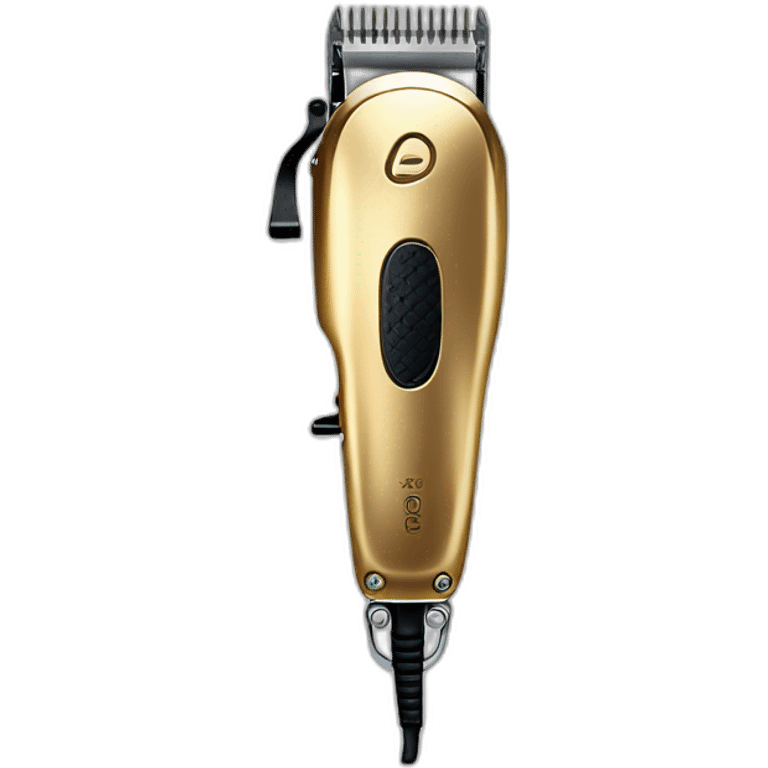 hair clipper gold whal emoji