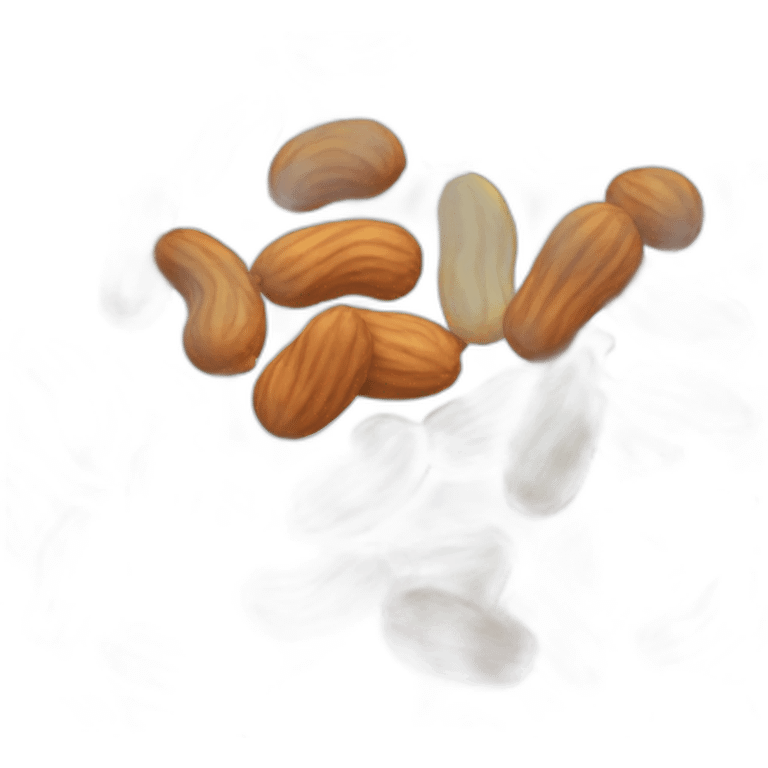 Peanut eating peanuts emoji