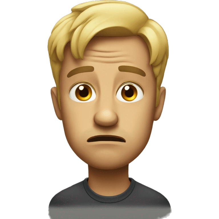 Disappointed  emoji