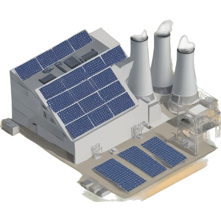 Solar power station  emoji