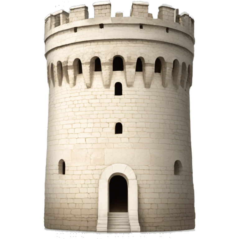 Thessaloniki white tower emoji