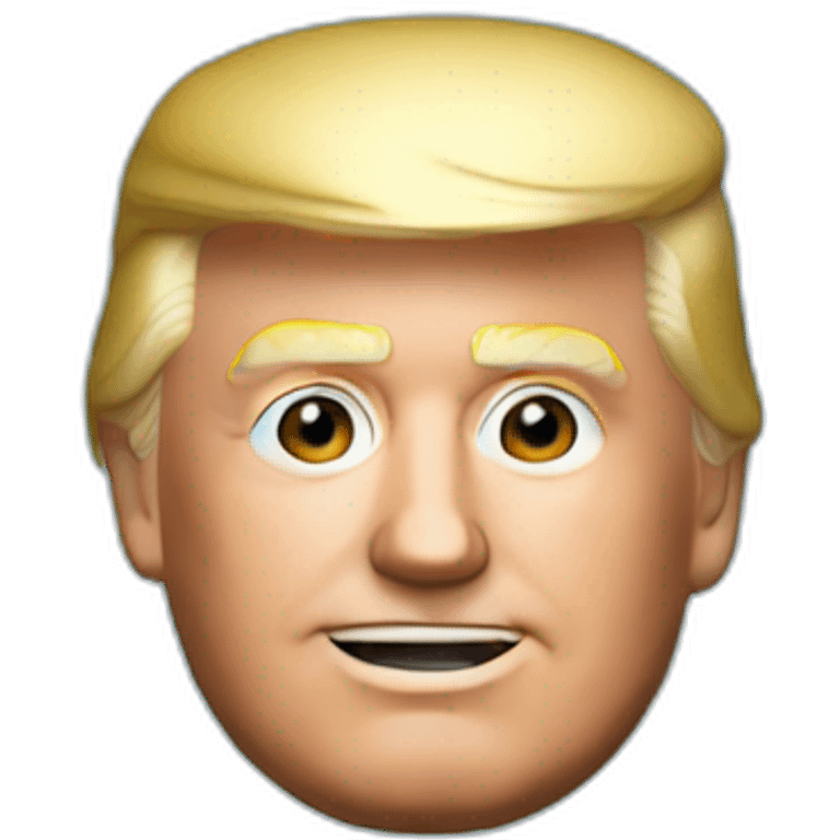 Trump with sun glaces emoji