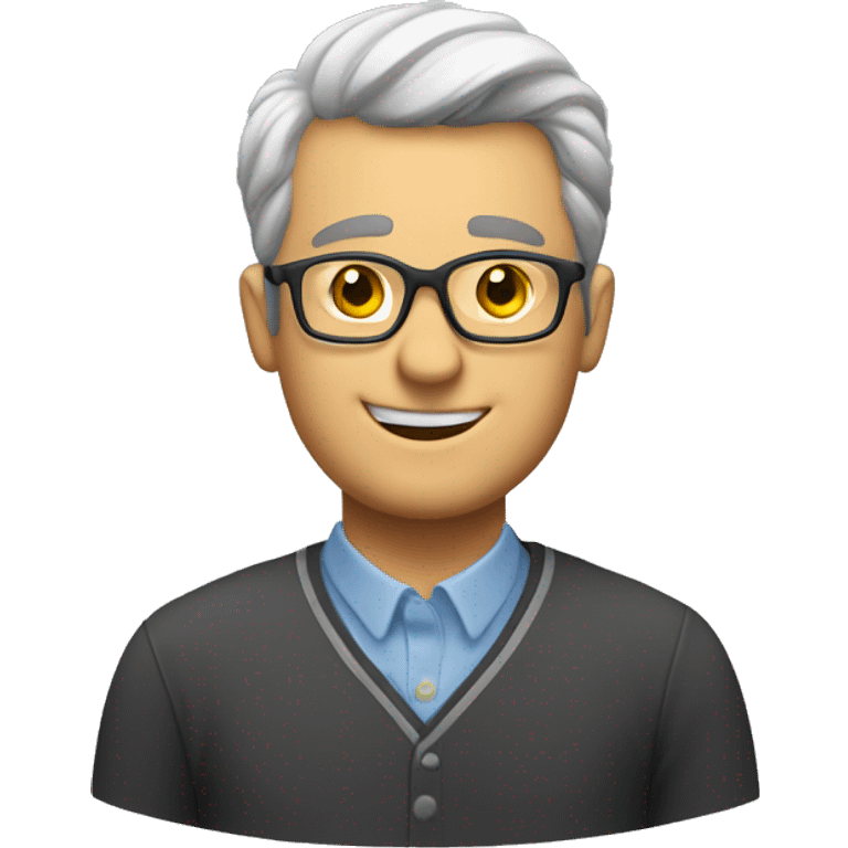 Friendly and helpful librarian named Mark emoji