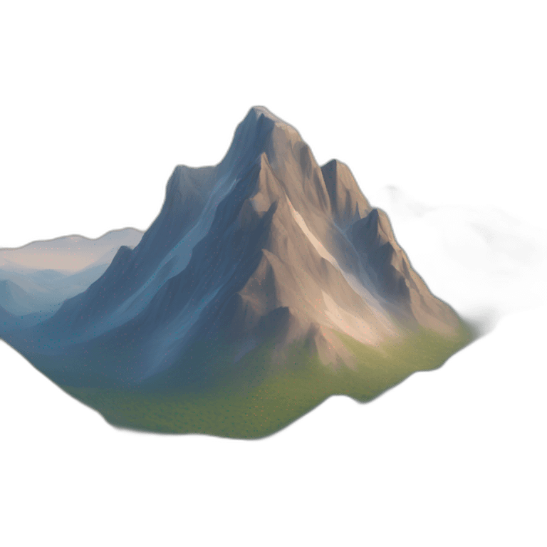 mountain a n d emoji