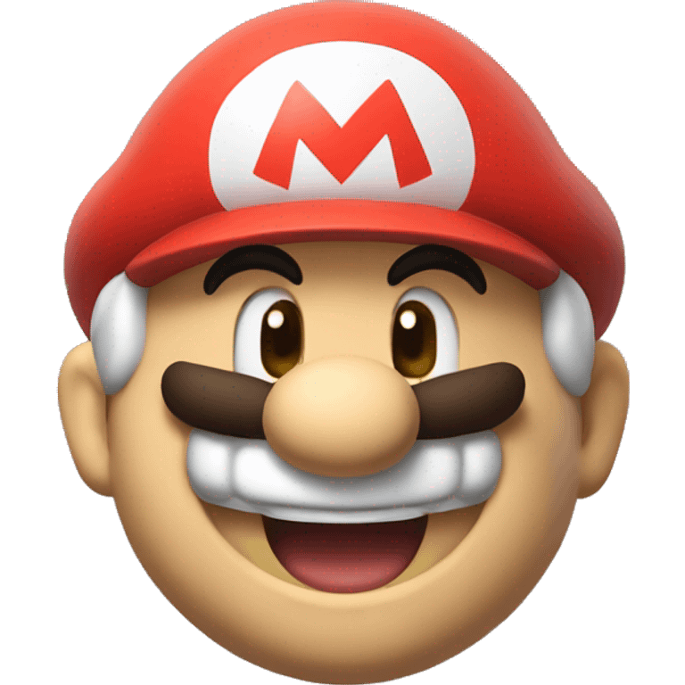 Super Mario laughing  emoji