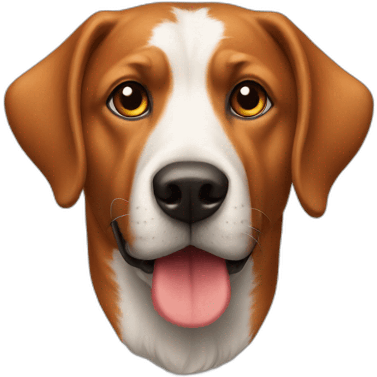 Un chien rouge emoji