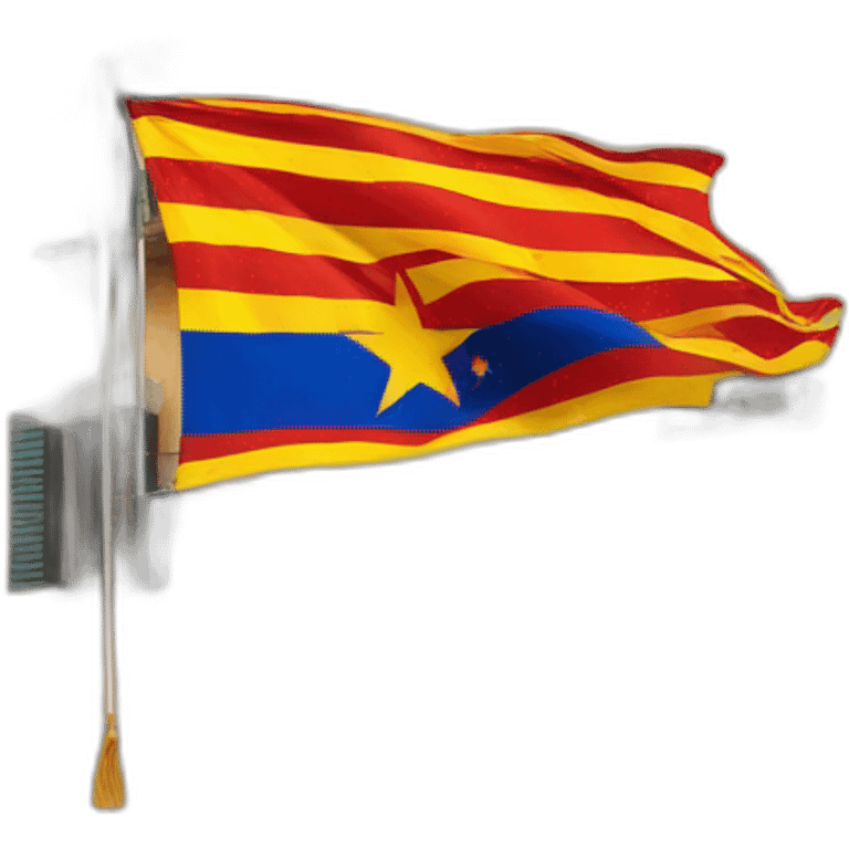 Bandera Estelada catalana emoji