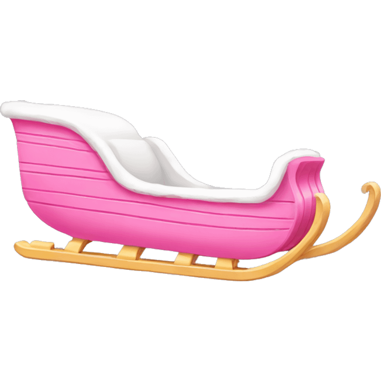 pink sled emoji