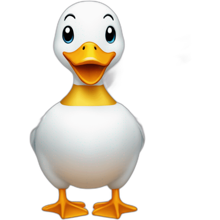 Canard avec un ange  emoji