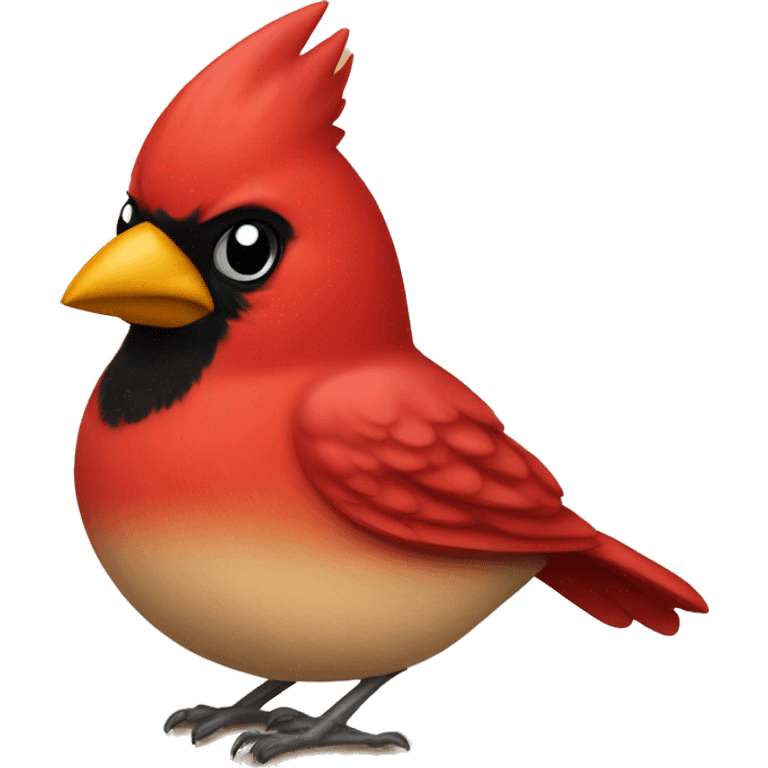 Cardinal bird with the letters PSA on it  emoji