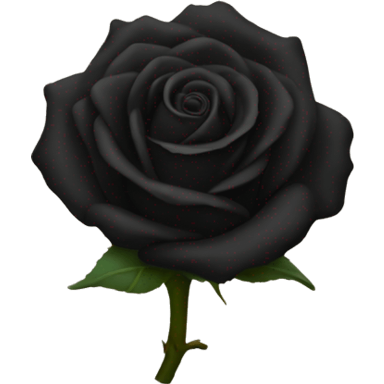 Black rose emoji