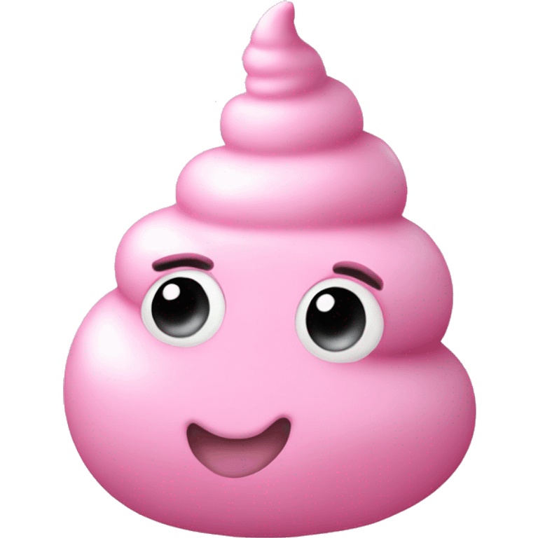 light pink unicorn poop emoji