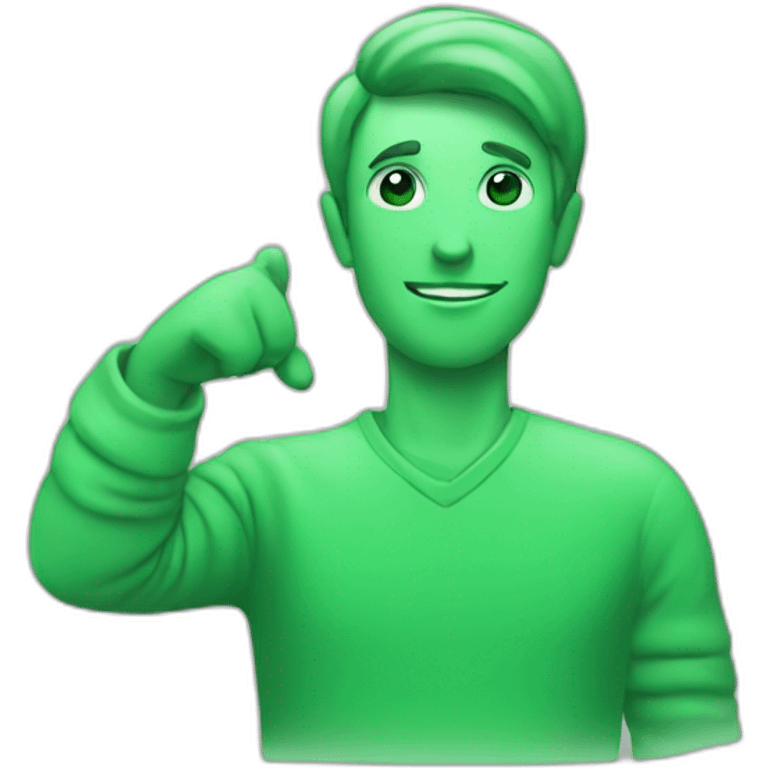 faq green emoji