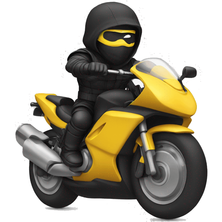 ninja en moto emoji