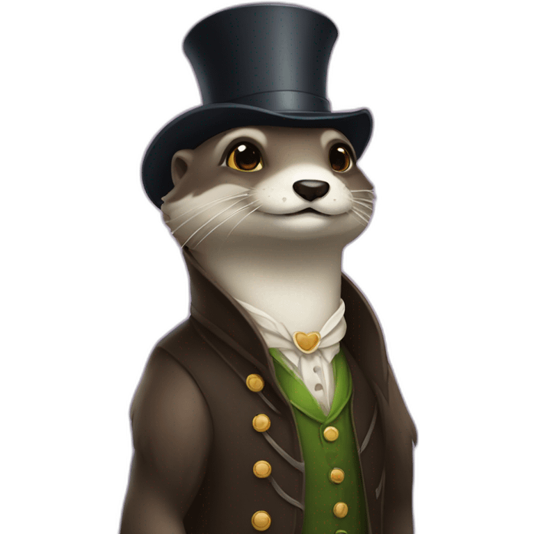 Loutre magicien emoji