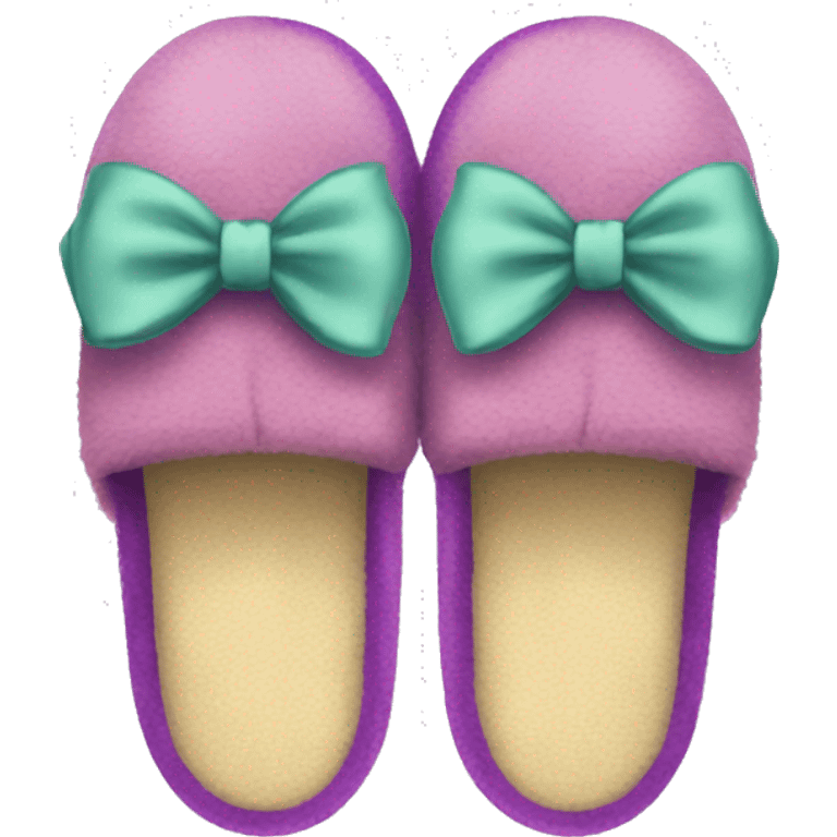 slippers with bows emoji