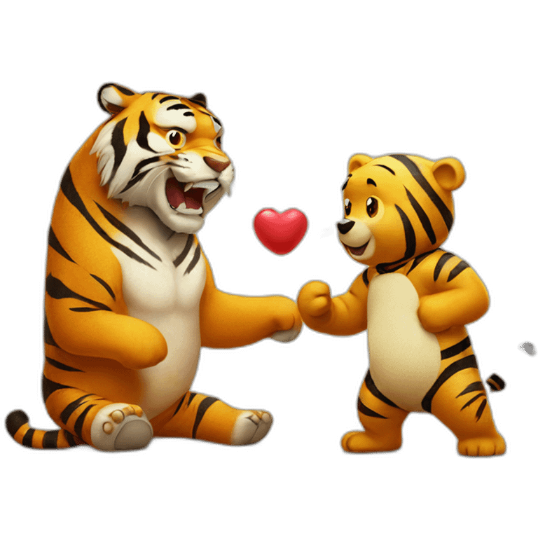 tiger vs pooh emoji