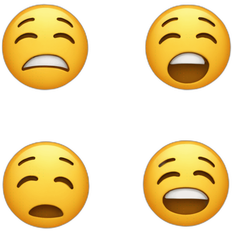 A emoji sad and laughing at same time emoji