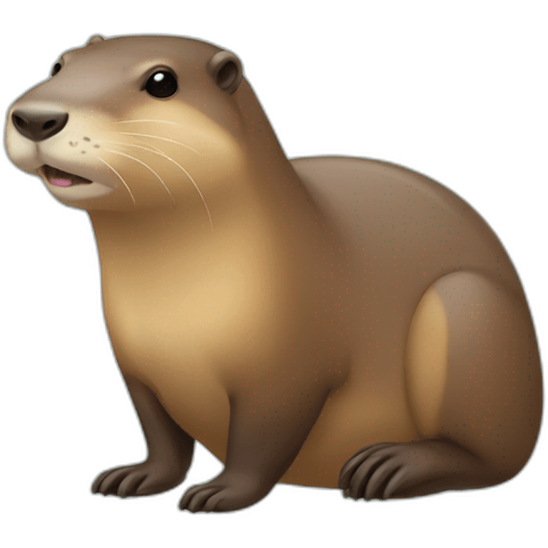 Loutre sur Capybara emoji