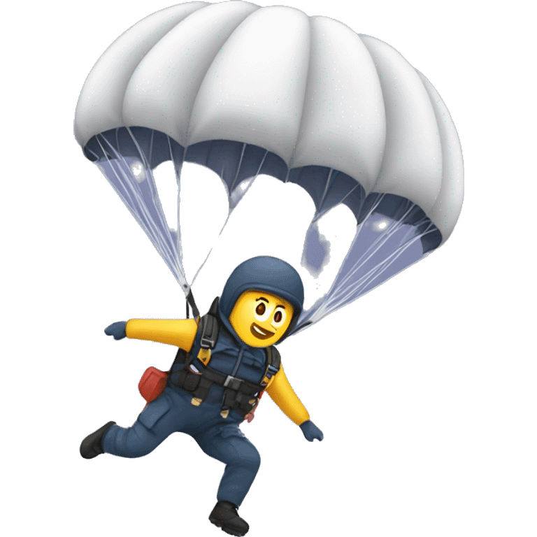 A man Parachuting  emoji