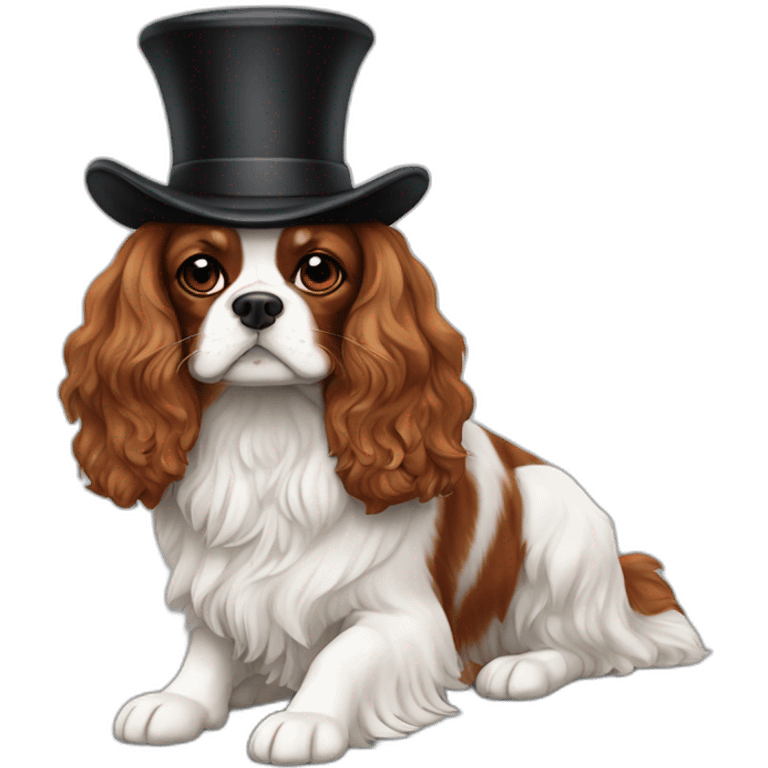 King Charles cavalier Jewish rabbi dog emoji