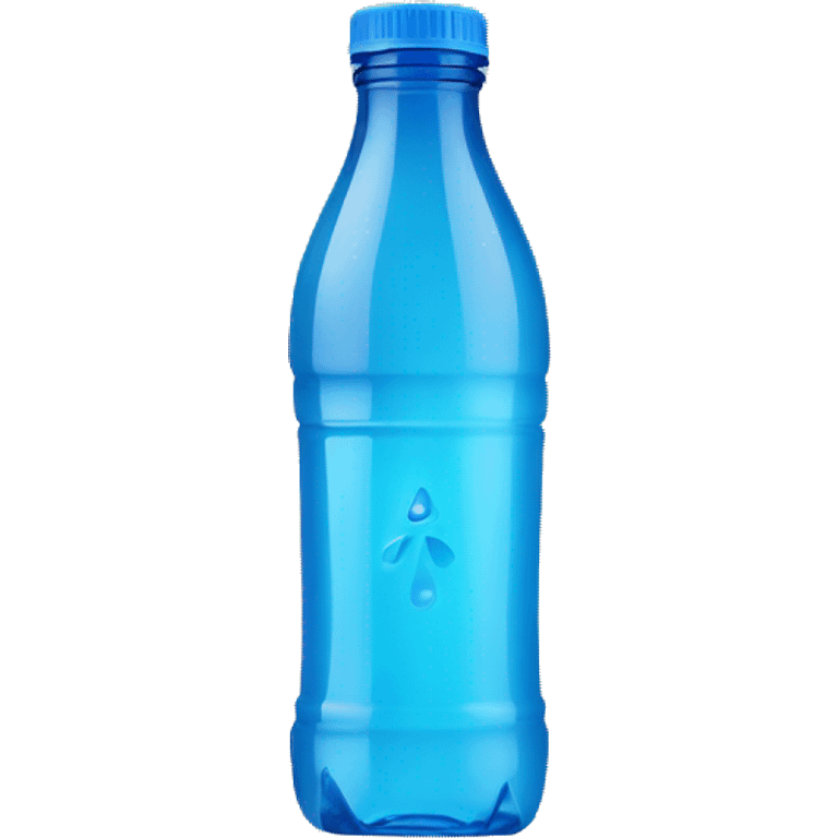 A blue bottle of prime hydration drink emoji