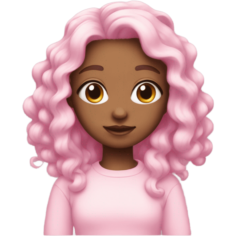 Pastel cute pink emoji