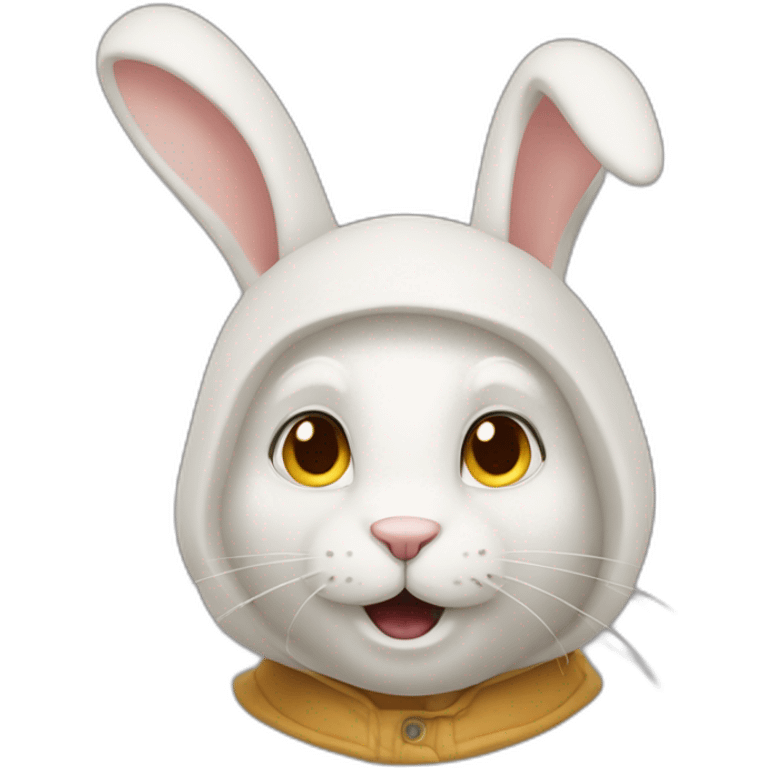 Lapin crétin emoji