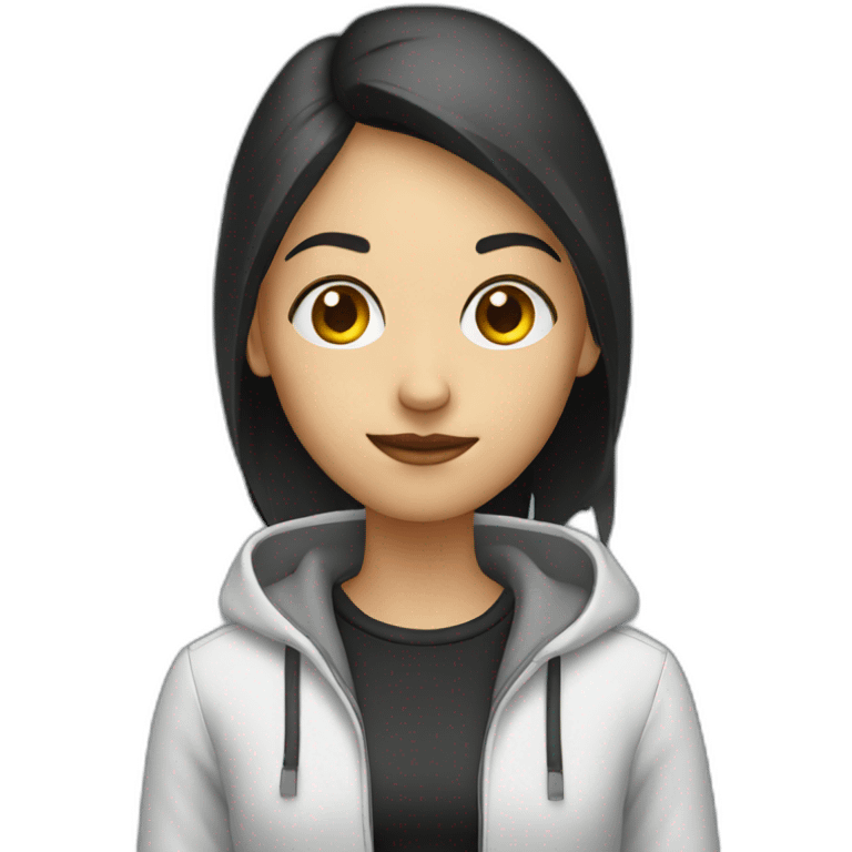 Hacker girl emoji