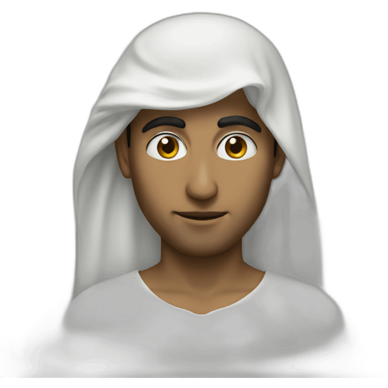 Saudi, finger on the nose emoji