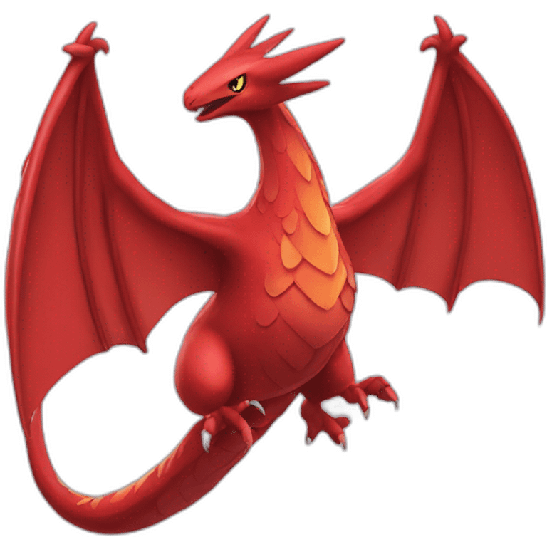 red Drangonair the pokemon with wings emoji