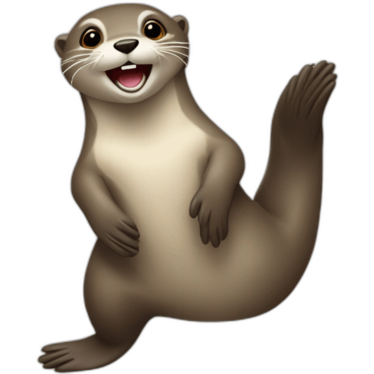 Loutre qui danse emoji