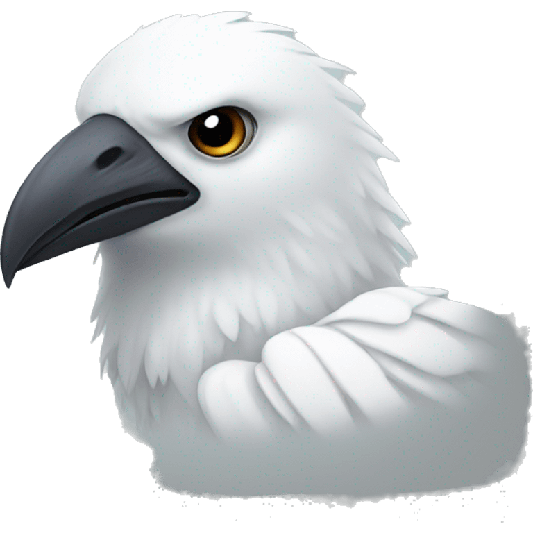 White crow emoji