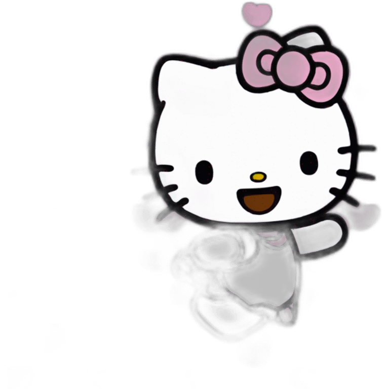 Hello kitty dancing emoji