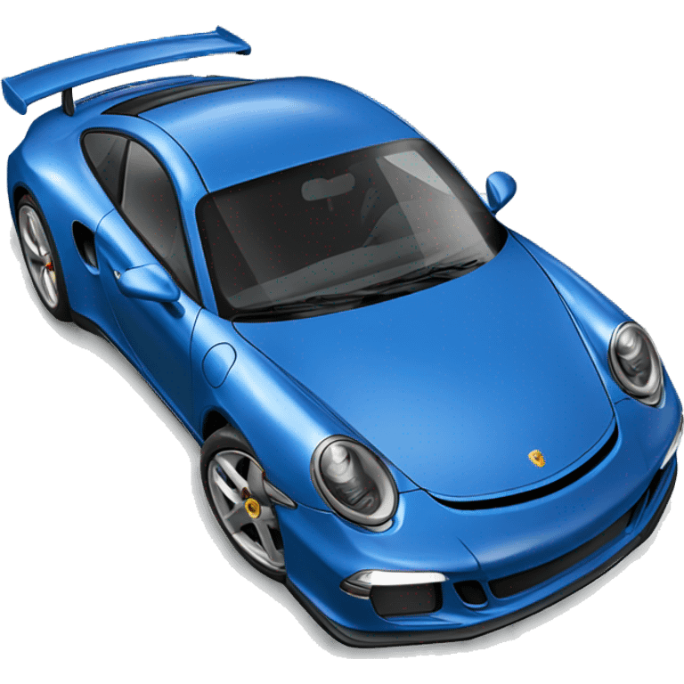 porche 911 gtrs blue emoji