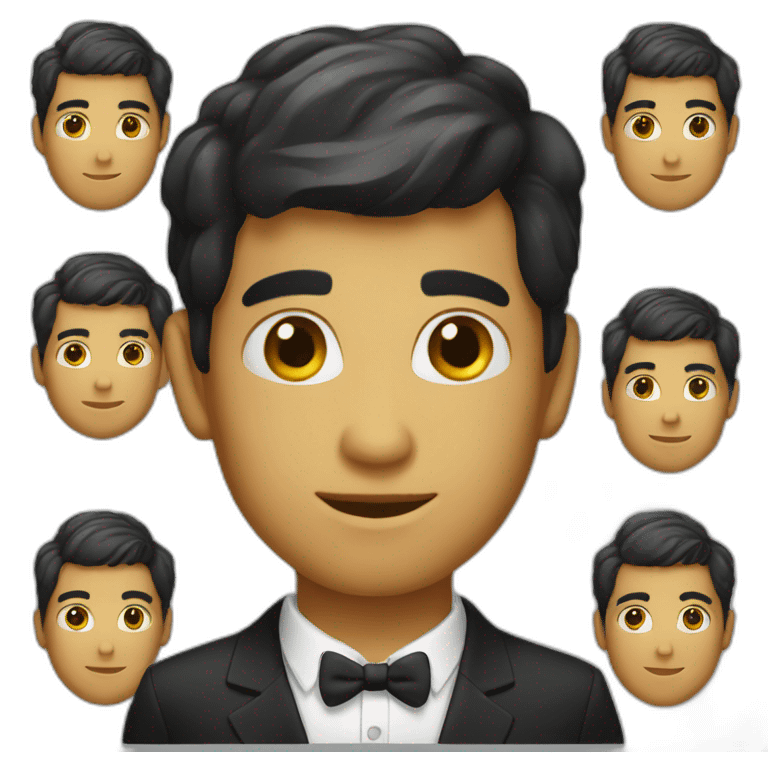 young charming gentleman emoji